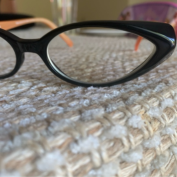 Traction Productions Messine Noirany Black Orange 52mm 18 Glasses Frames RX-able - Picture 3 of 11